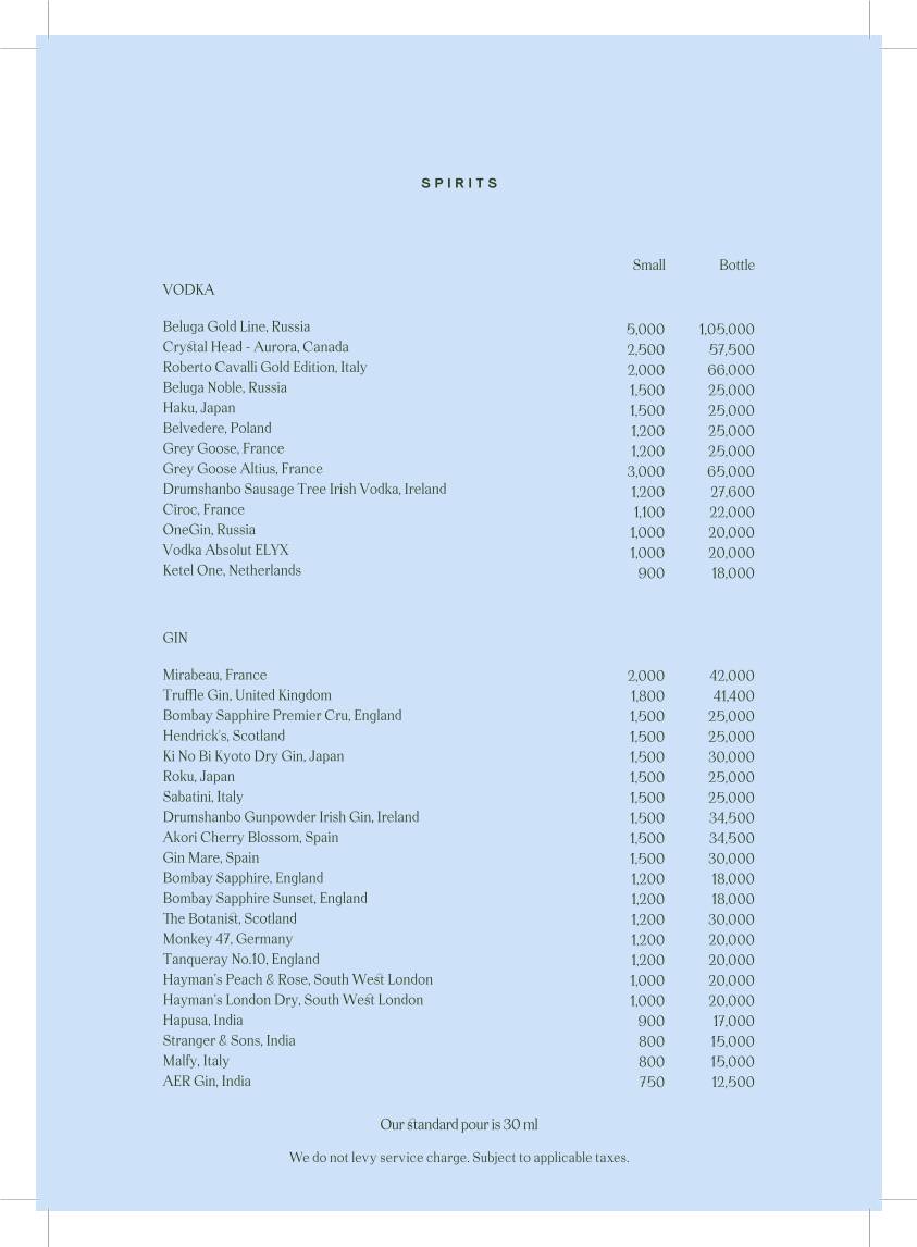 AER menu