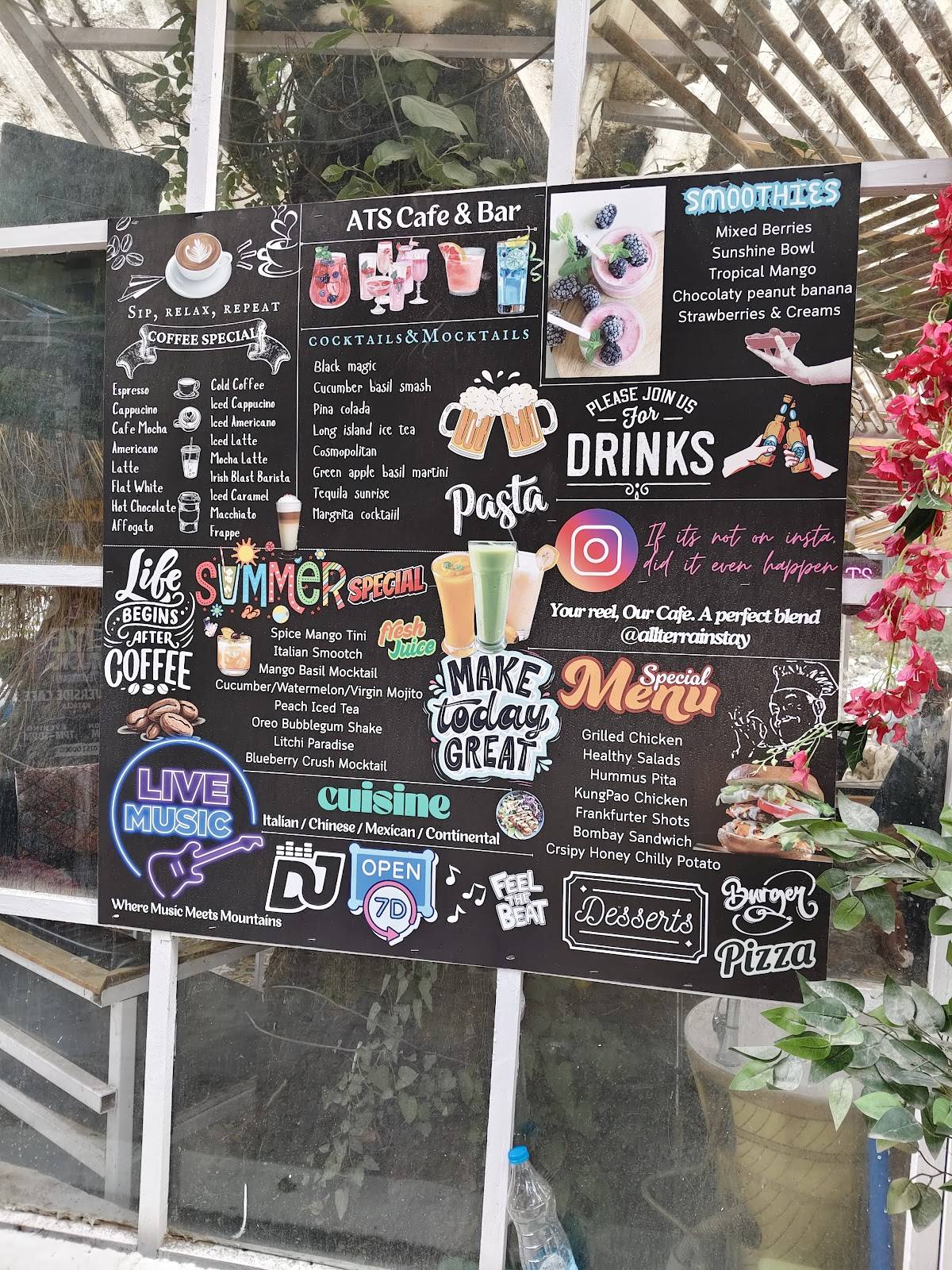 ATS- Kasol (Riverside Cafe & Stay) menu