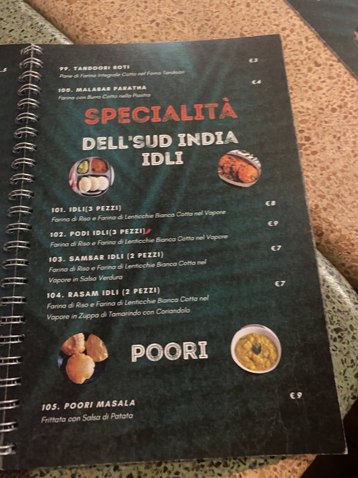 Menu di Abinaya 