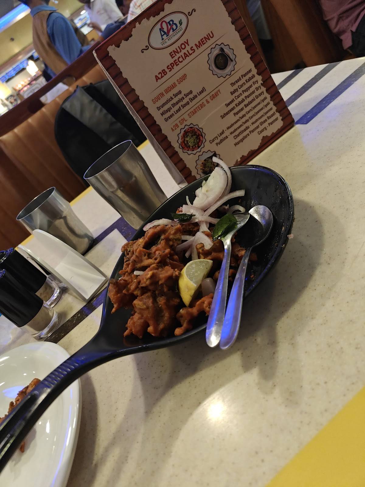 Adyar Ananda Bhavan - A2B menu