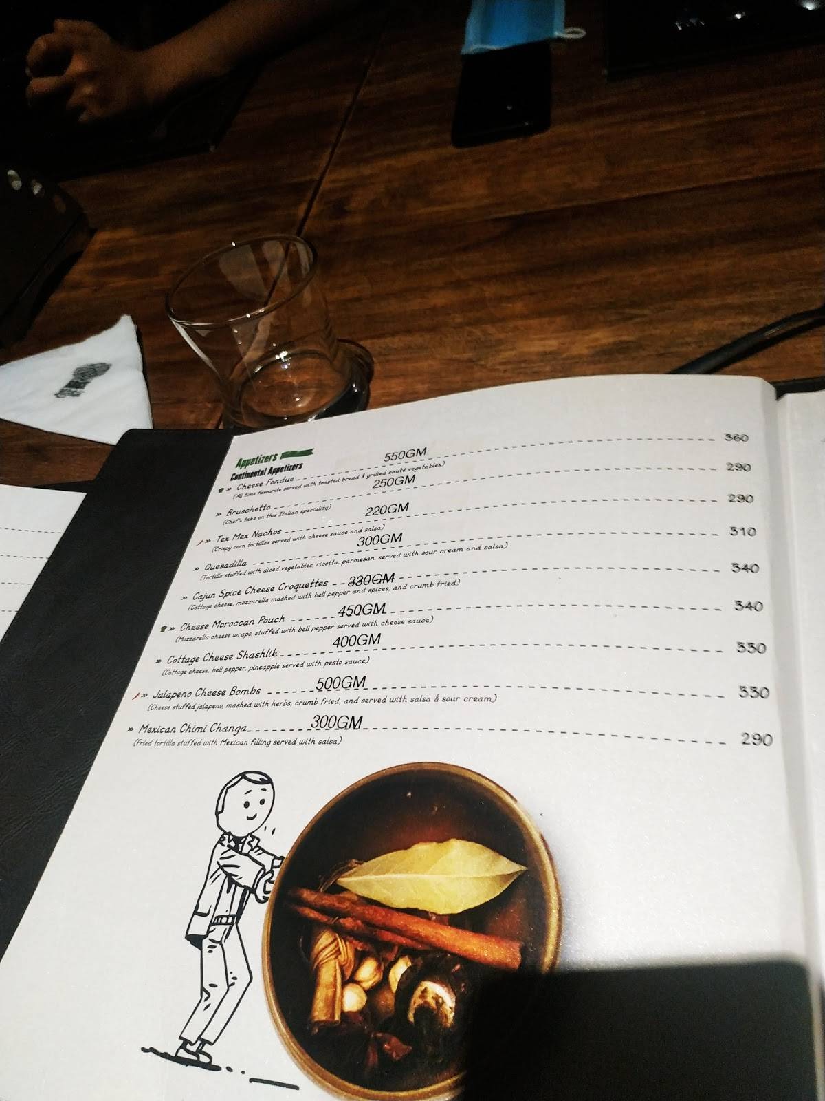 Brick Kitchen Restaurant menu