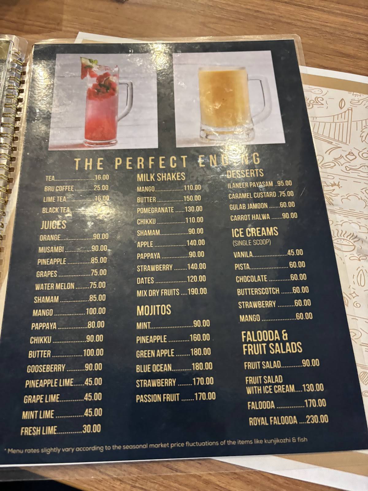Airlines Celestial Family Restaurant menu