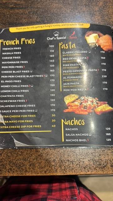 Akky's Burger & Cafe menu