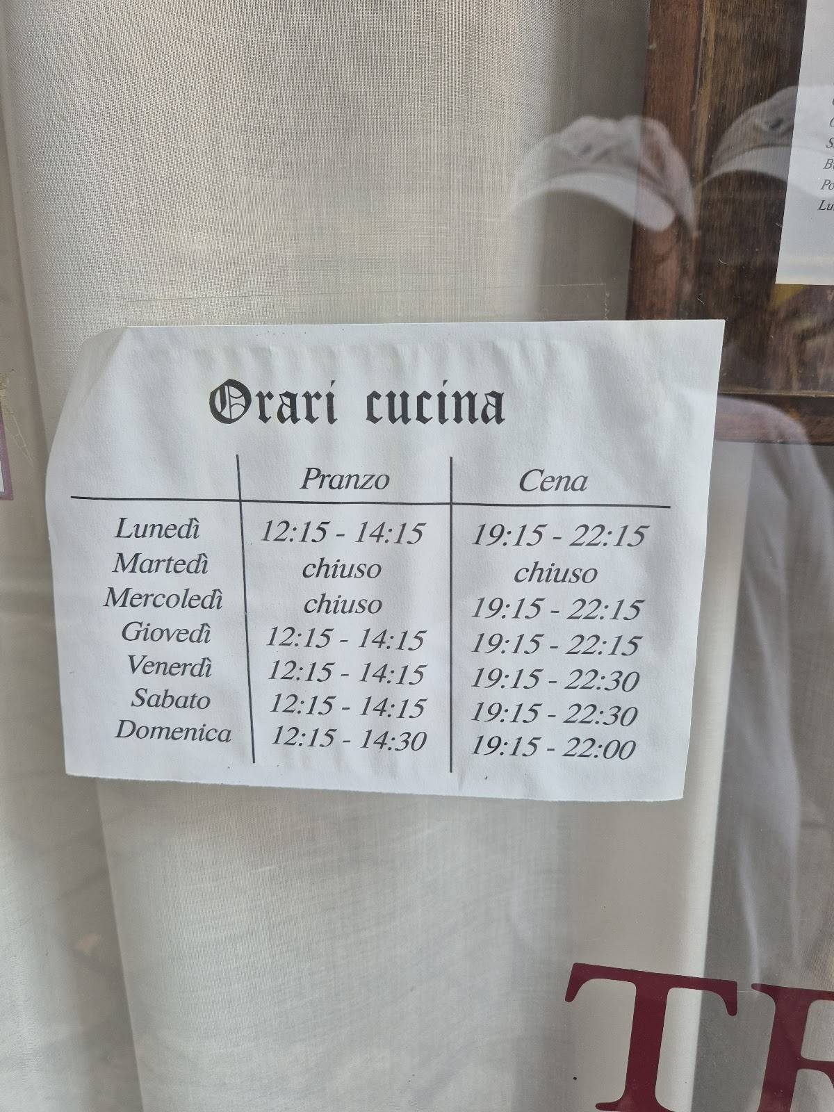 Menu di Al Matarel 