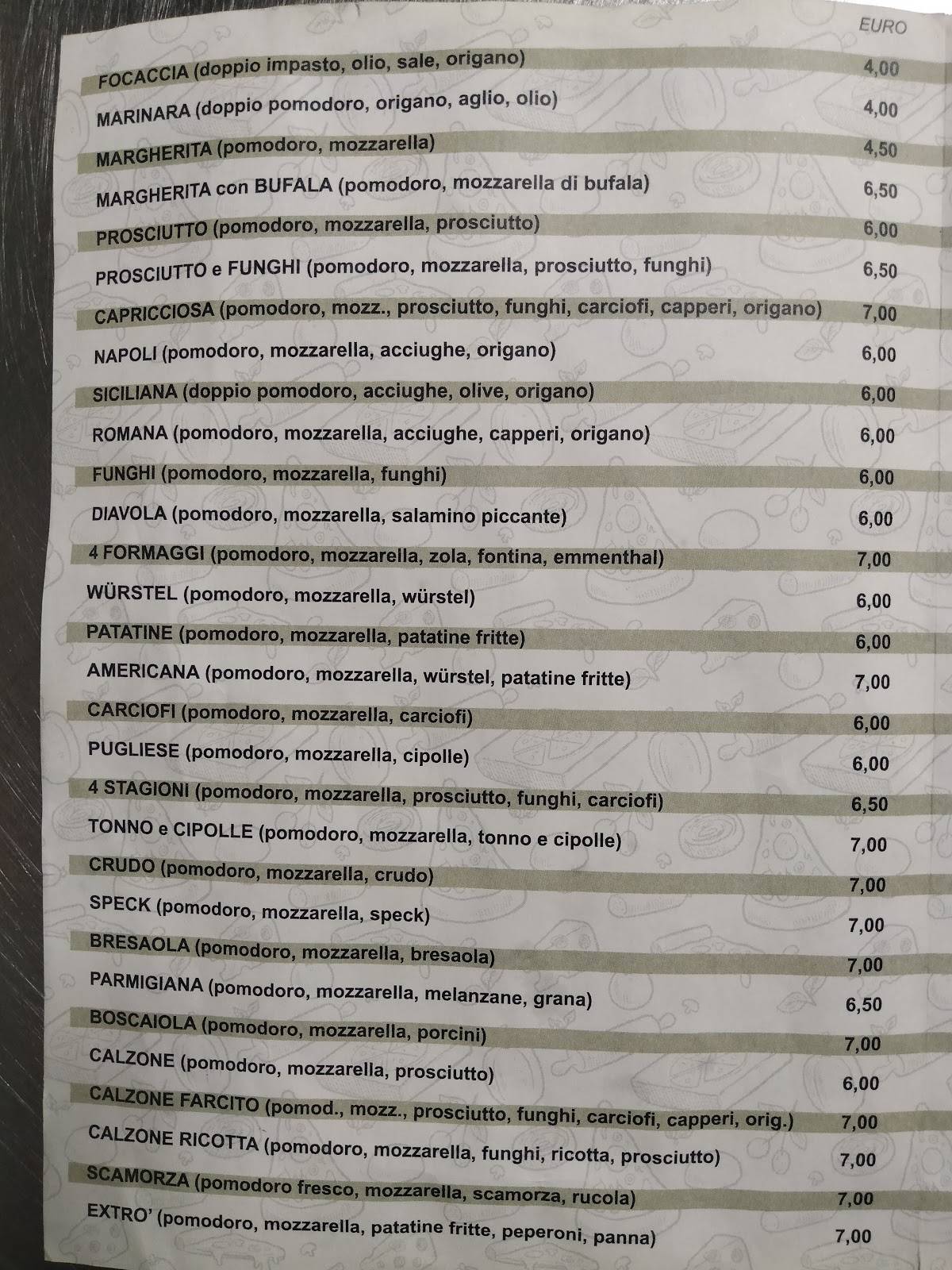 Menu di Al Vecchio Borgo di Magno Stefano 