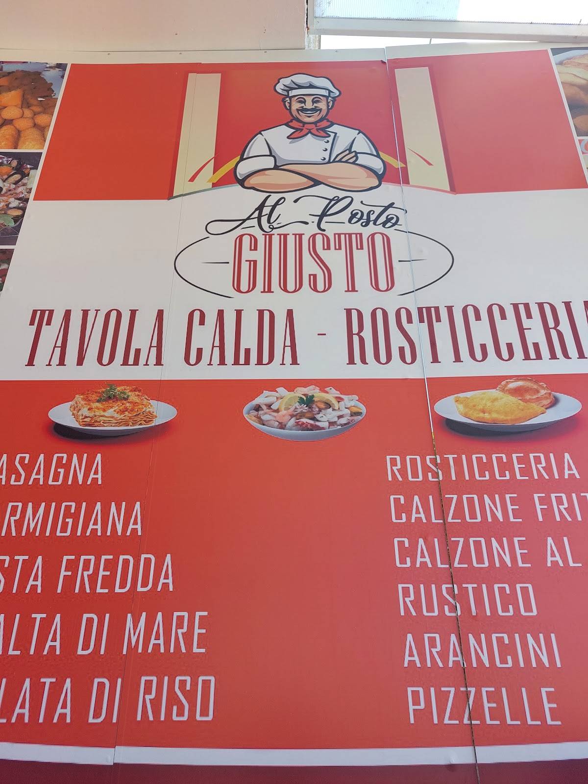 Menu di Al posto giusto 