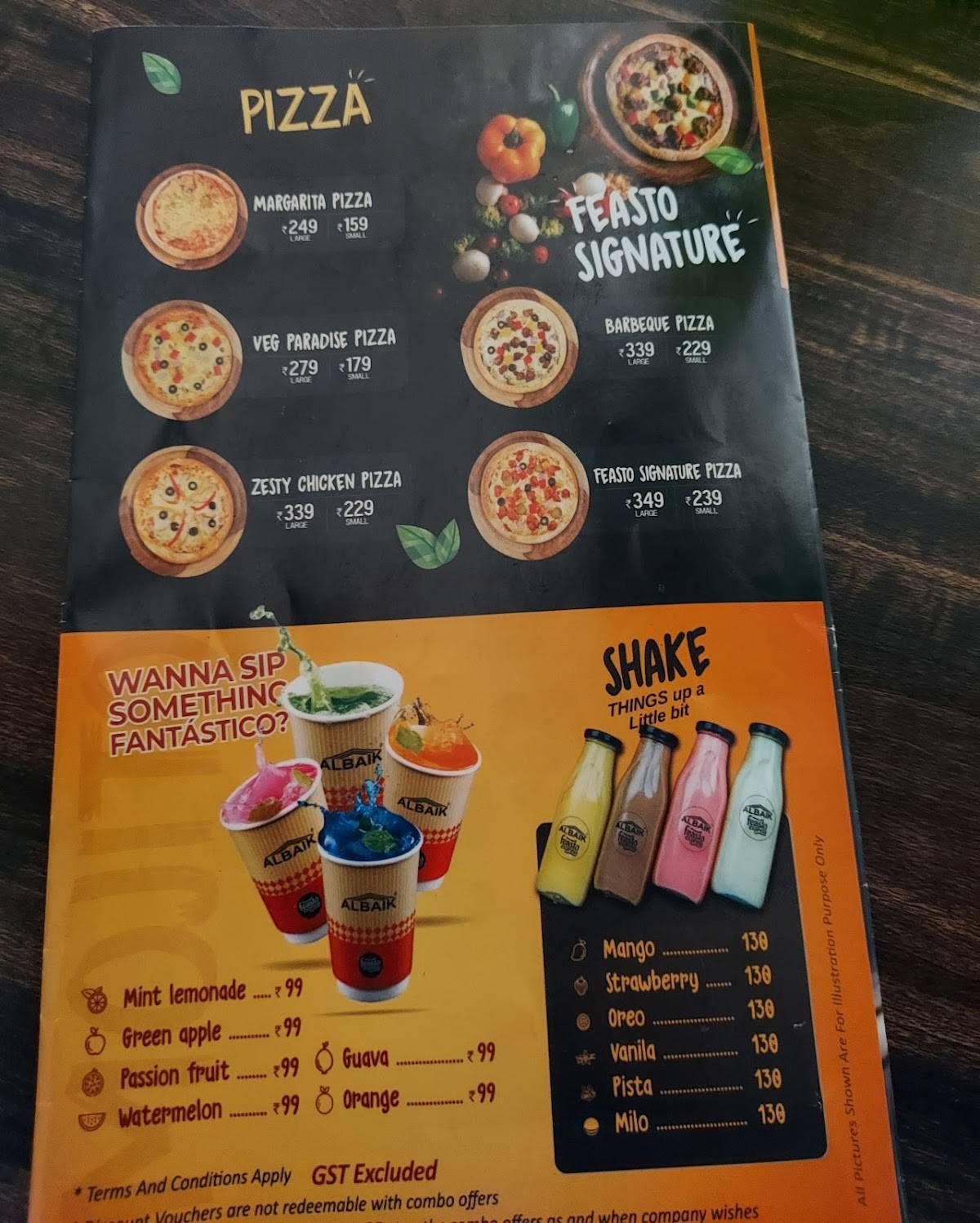 Menu at Albaik Fried Chicken, Thodupuzha