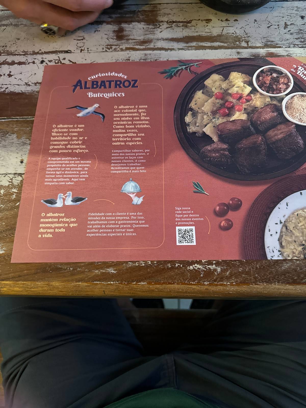 Albatroz Butequices cardápio