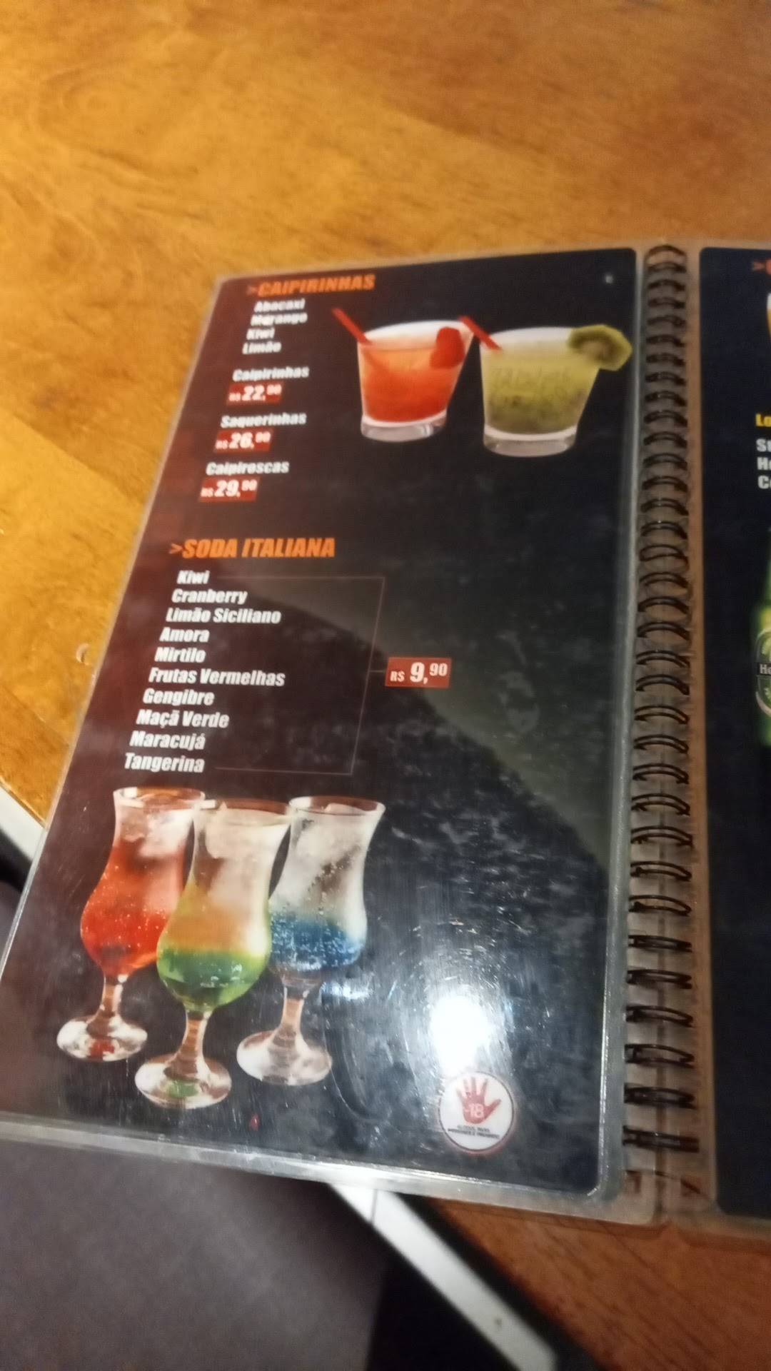 Naoto Sushi Americana cardápio