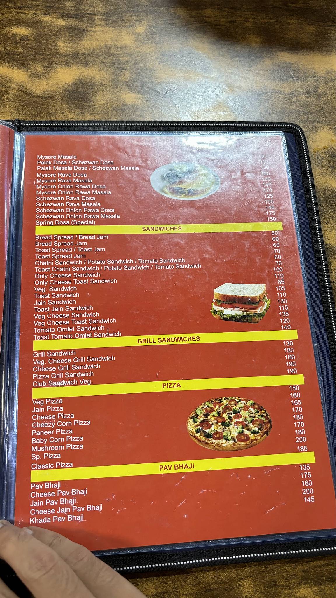 Anandashram Pure Veg menu