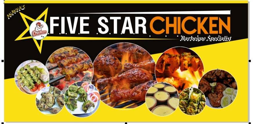 Ananya's five Star Chicken menu