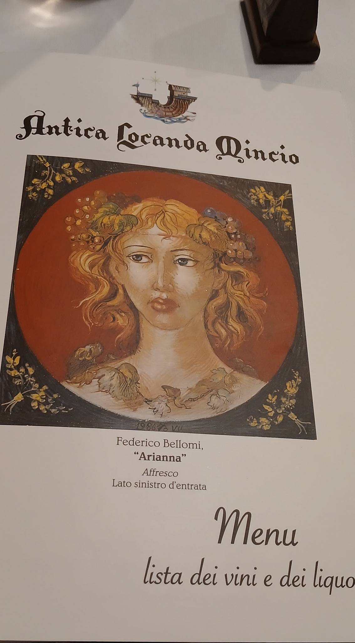 Menu di Antica Locanda Mincio 