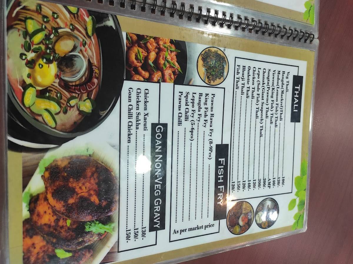 Apsara Restaurant menu