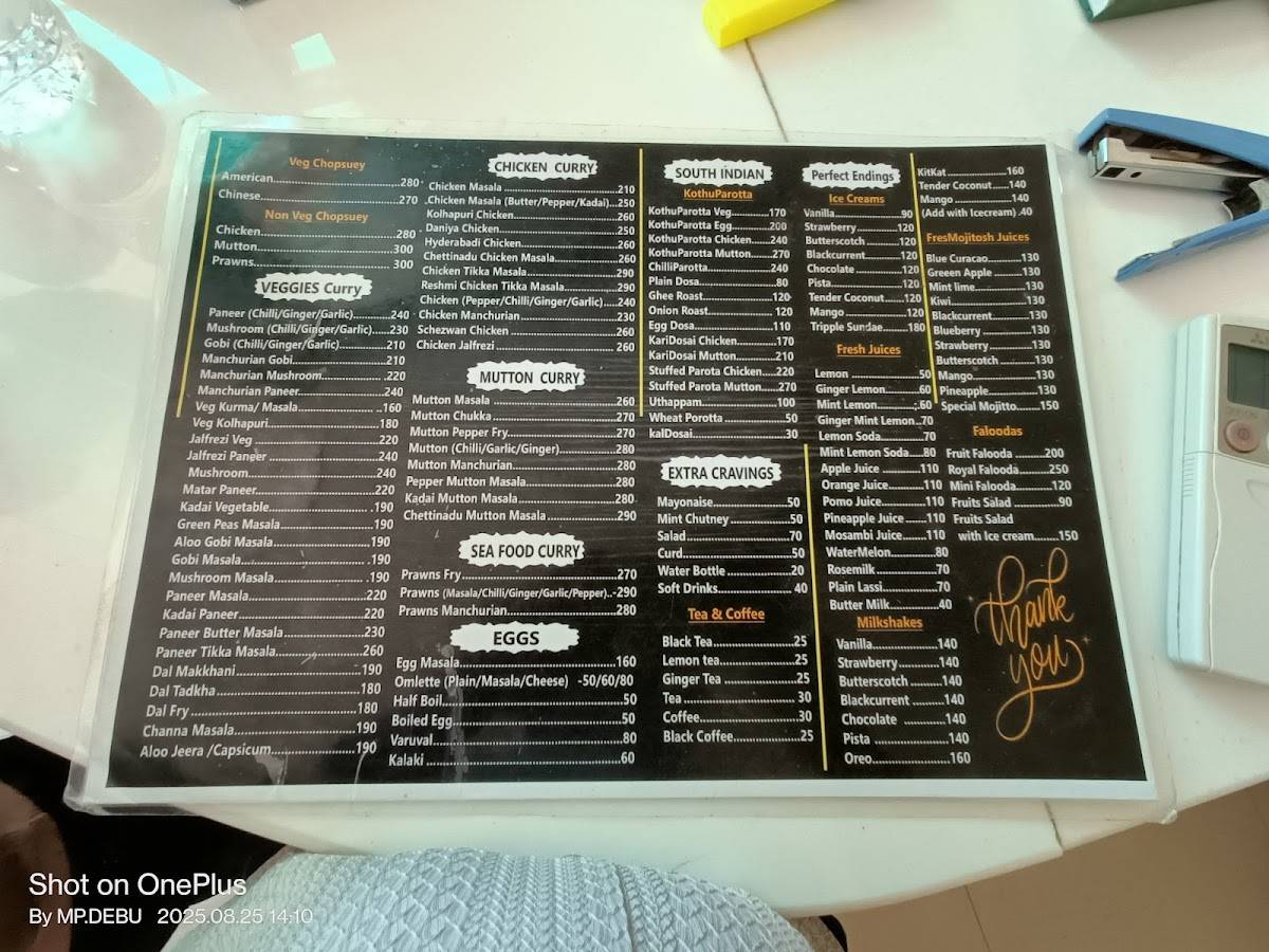 Arafa Restaurant menu