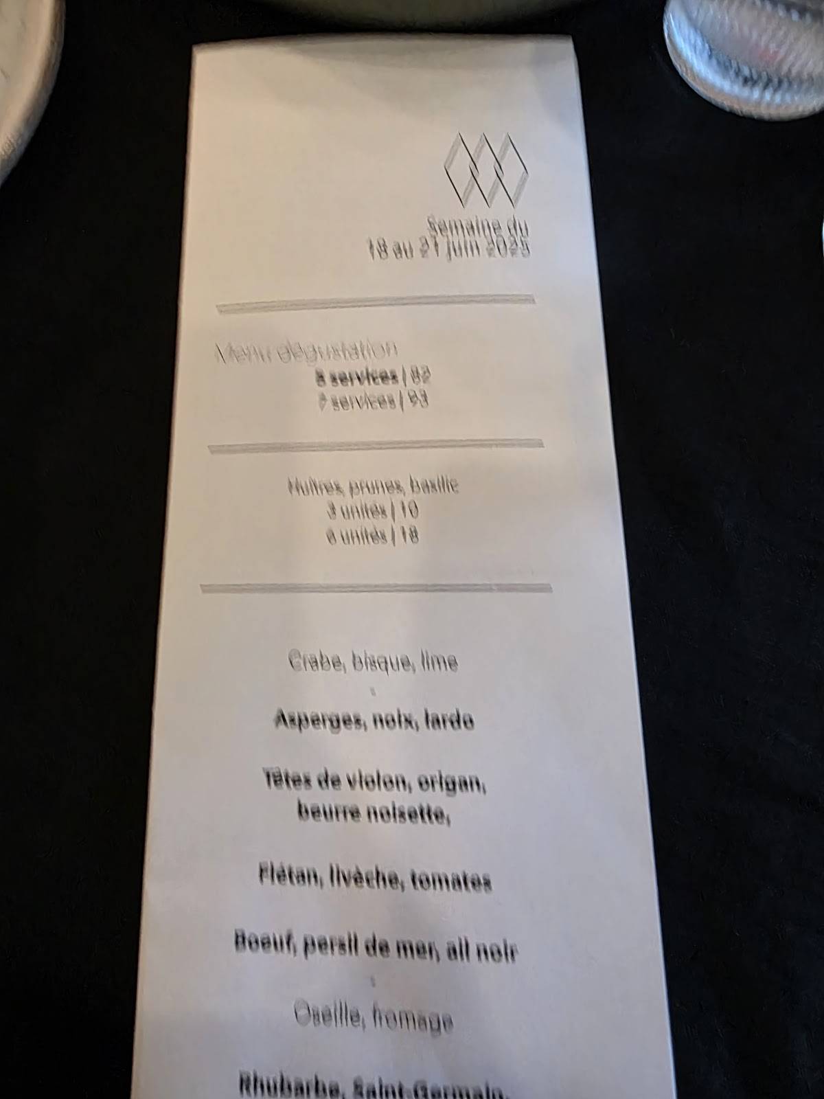 Menu de Arlequin