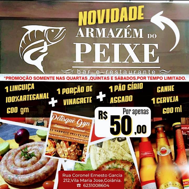 Armazem Do Peixe Bar & Restaurante cardápio