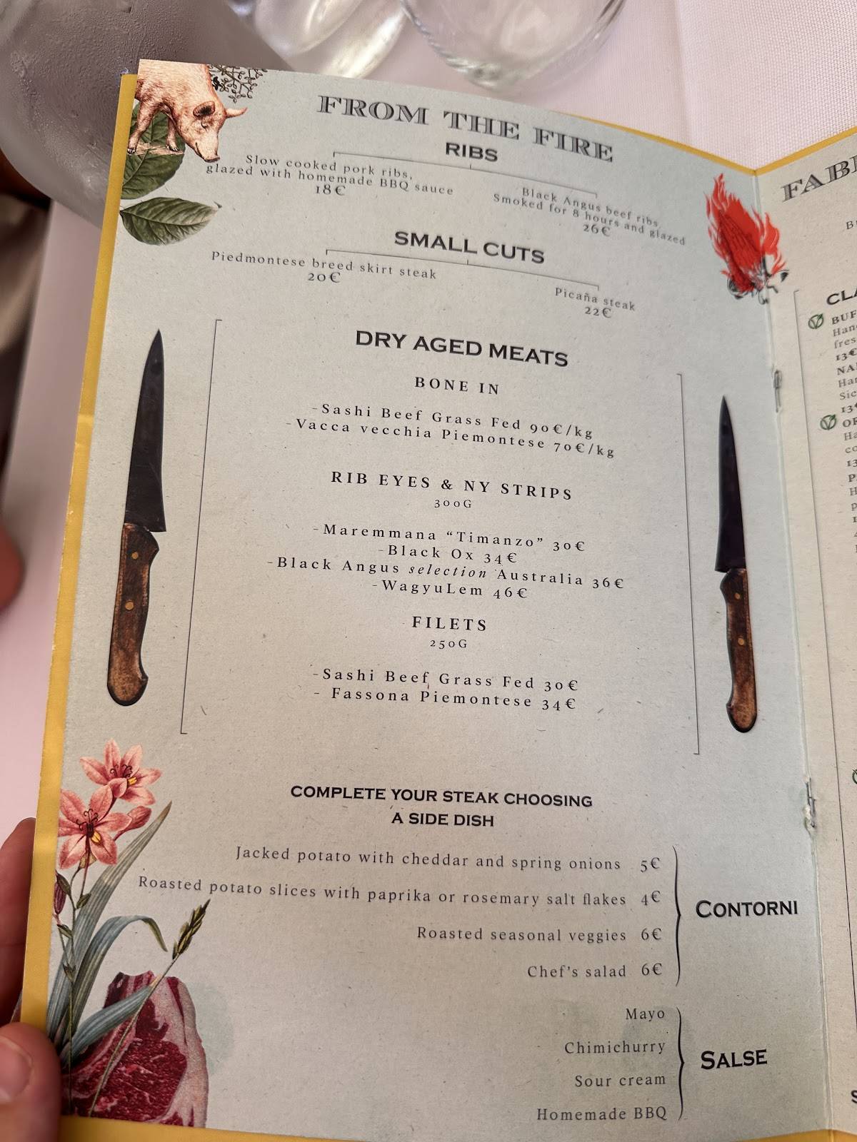 Menu di Vicolo Battisti 