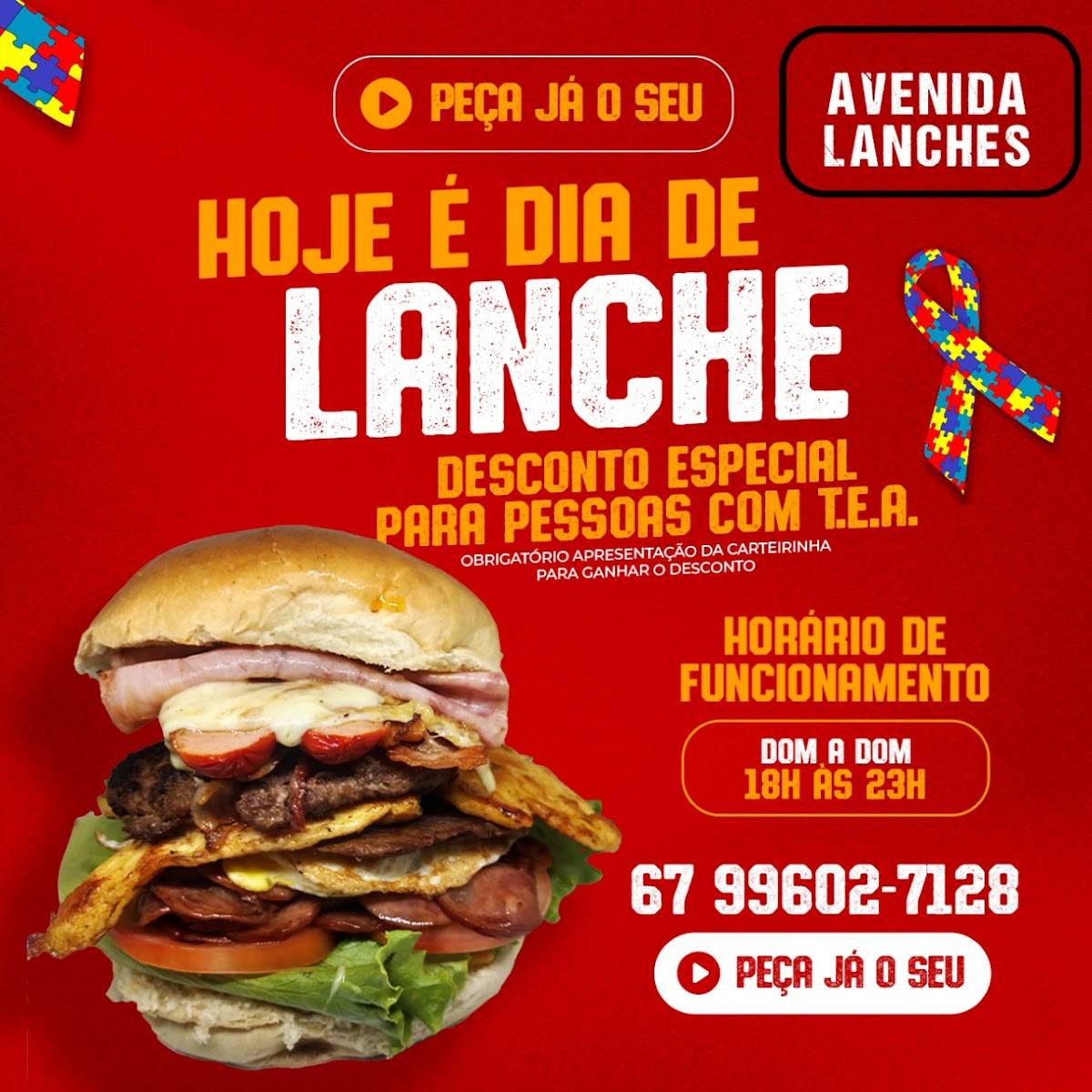 Avenida Lanches cardápio