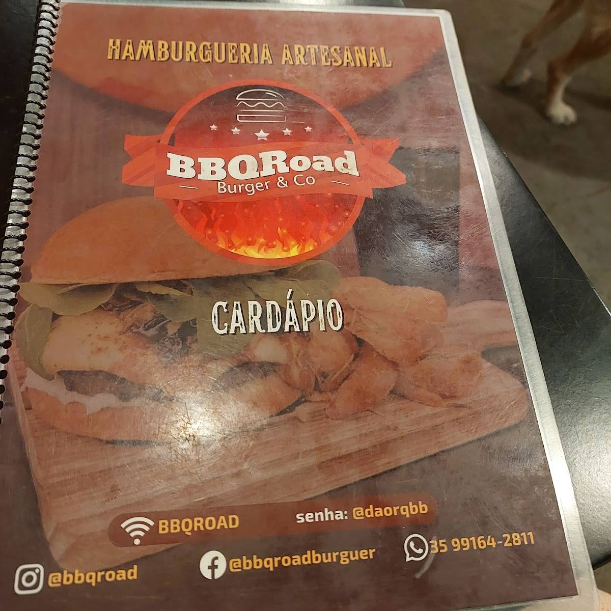 BBQROAD Burger & Co. cardápio