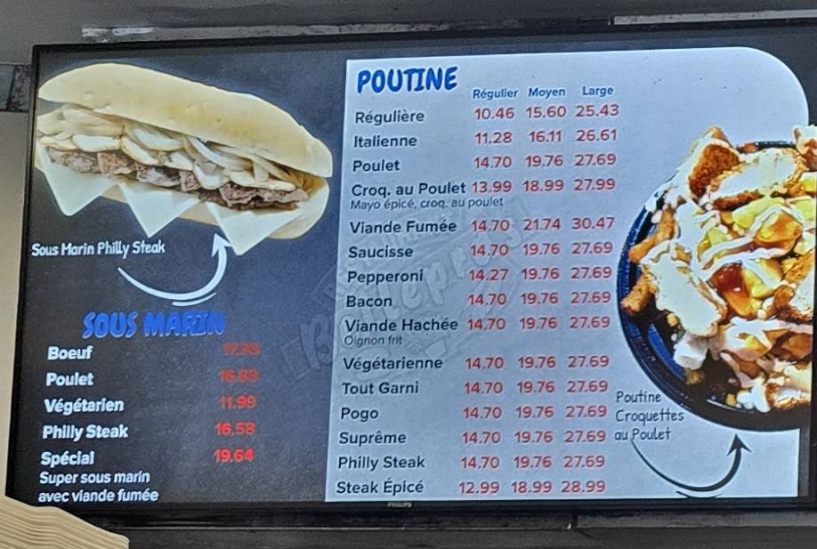 Menu de BELLEPROS