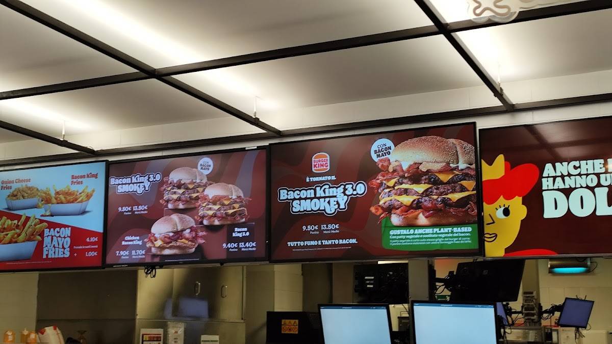 Menu di Burger King 