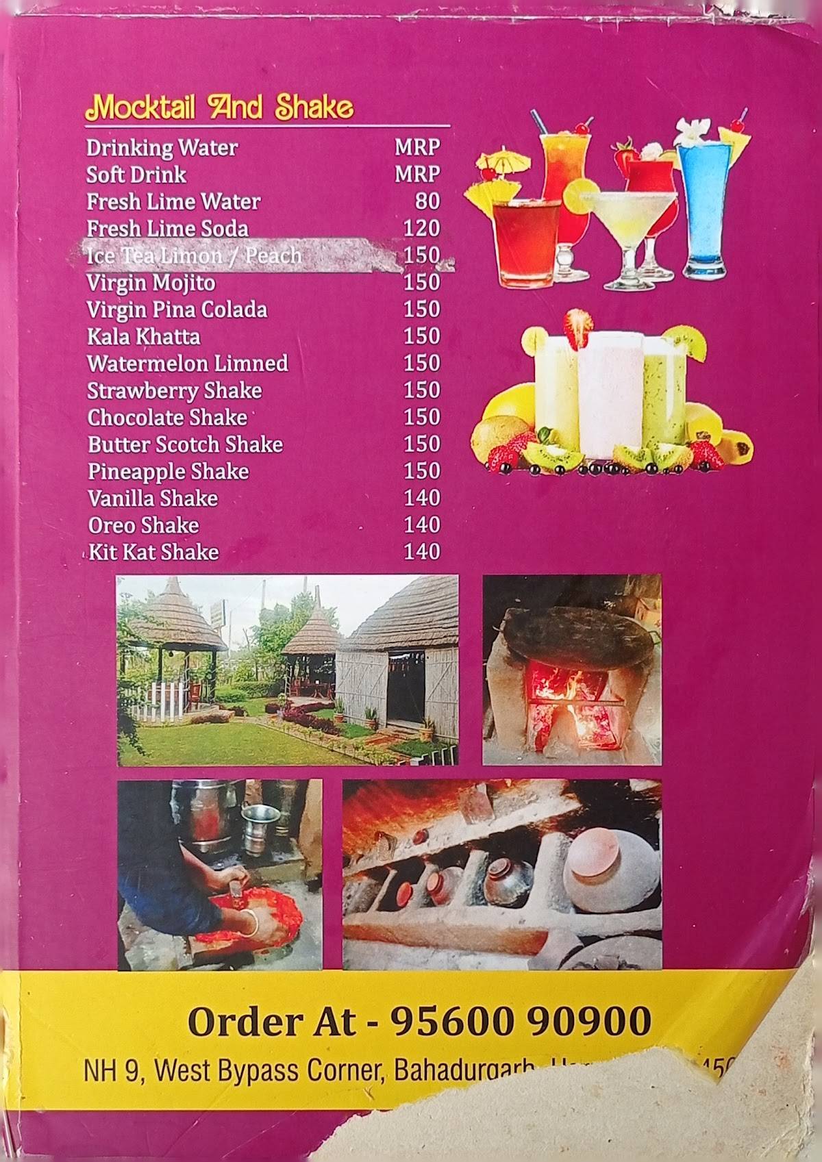 Desi Dhani Restaurant menu