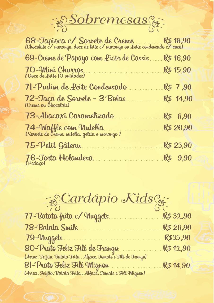 Bar Red Black - Beer and Food cardápio