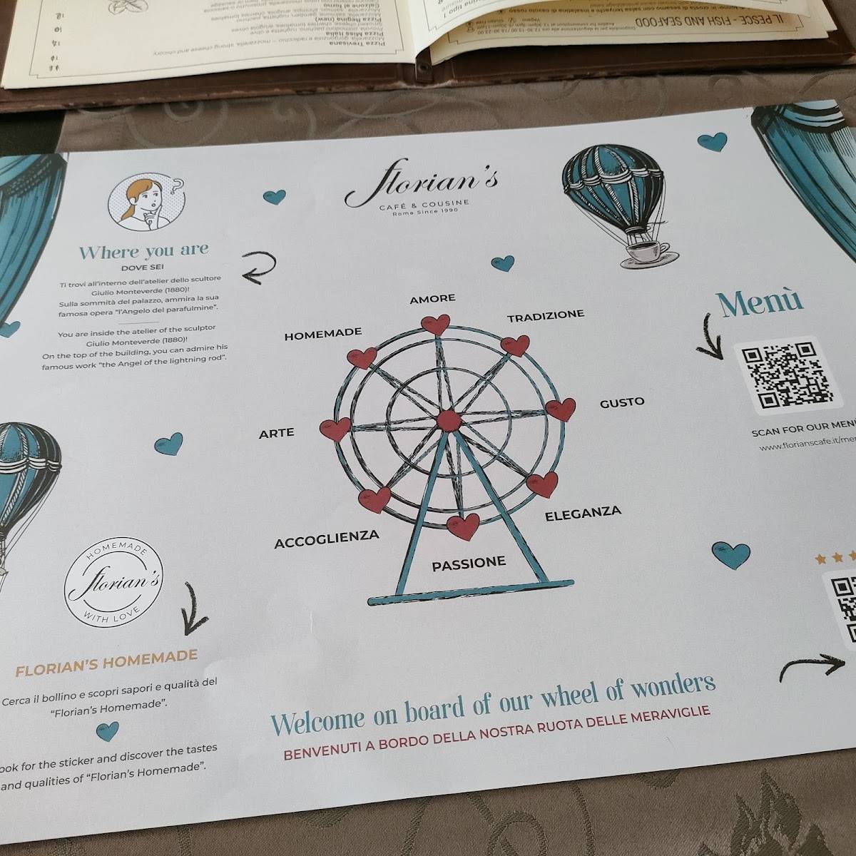 Menu di Caffè Barberini - Marconi 