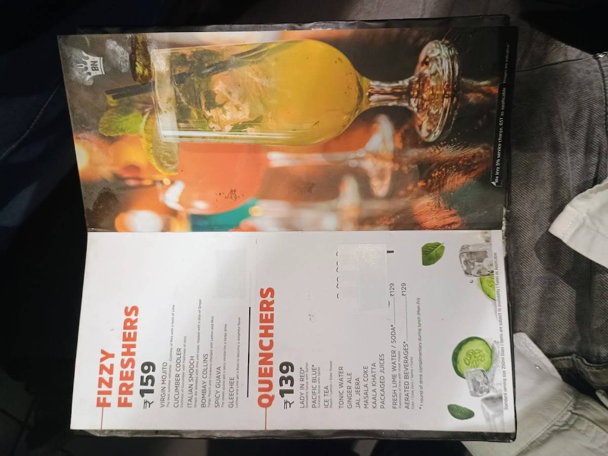 Barbeque Nation menu