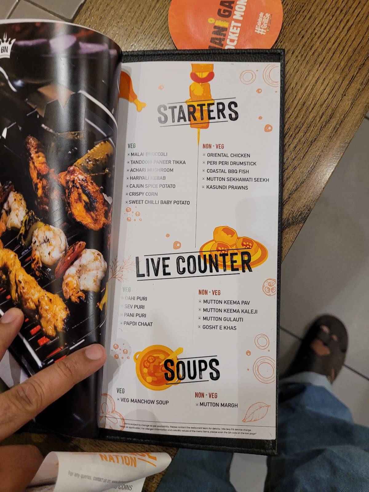 Barbeque Nation Sodepur menu