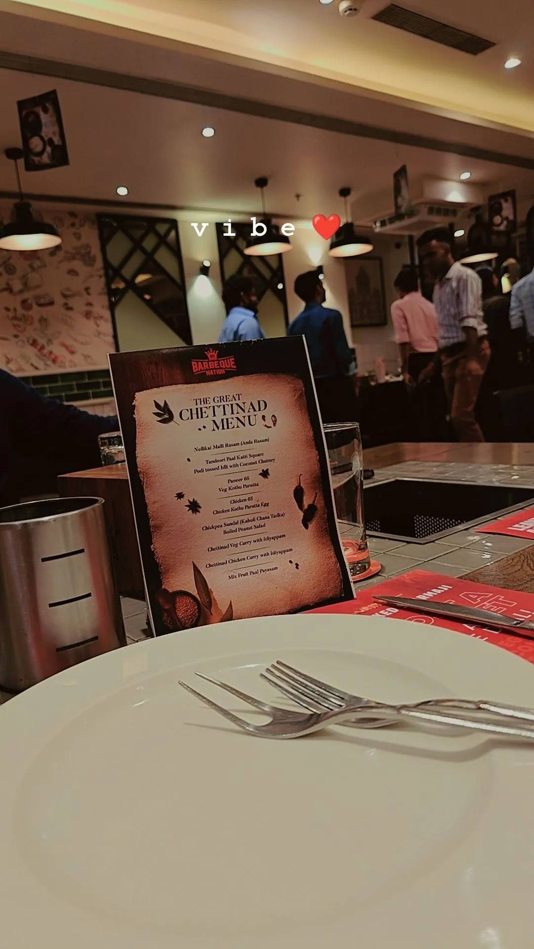 Barbeque Nation menu