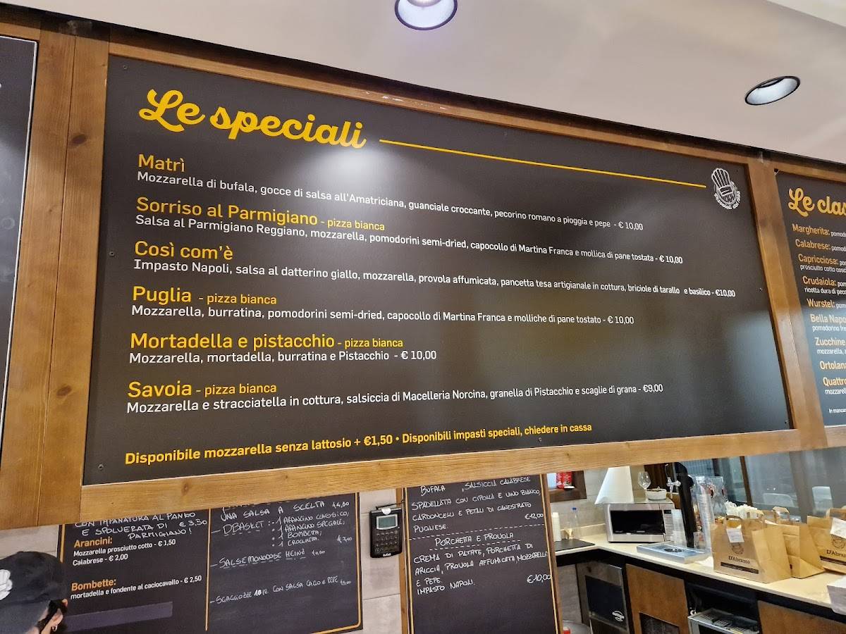 Menu di D'Abramo Pizzeria 