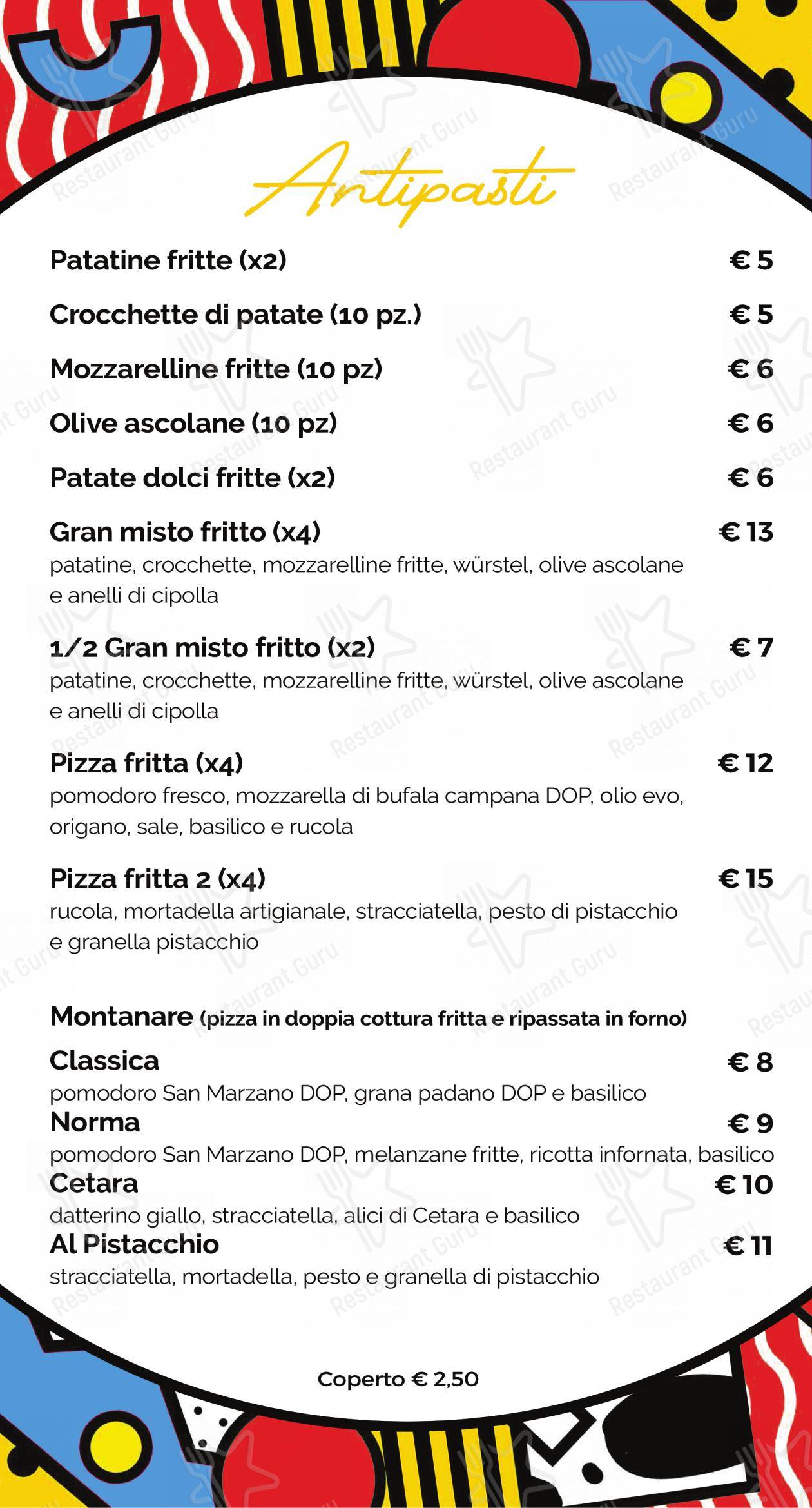 Barrracuda in Messina - Menu