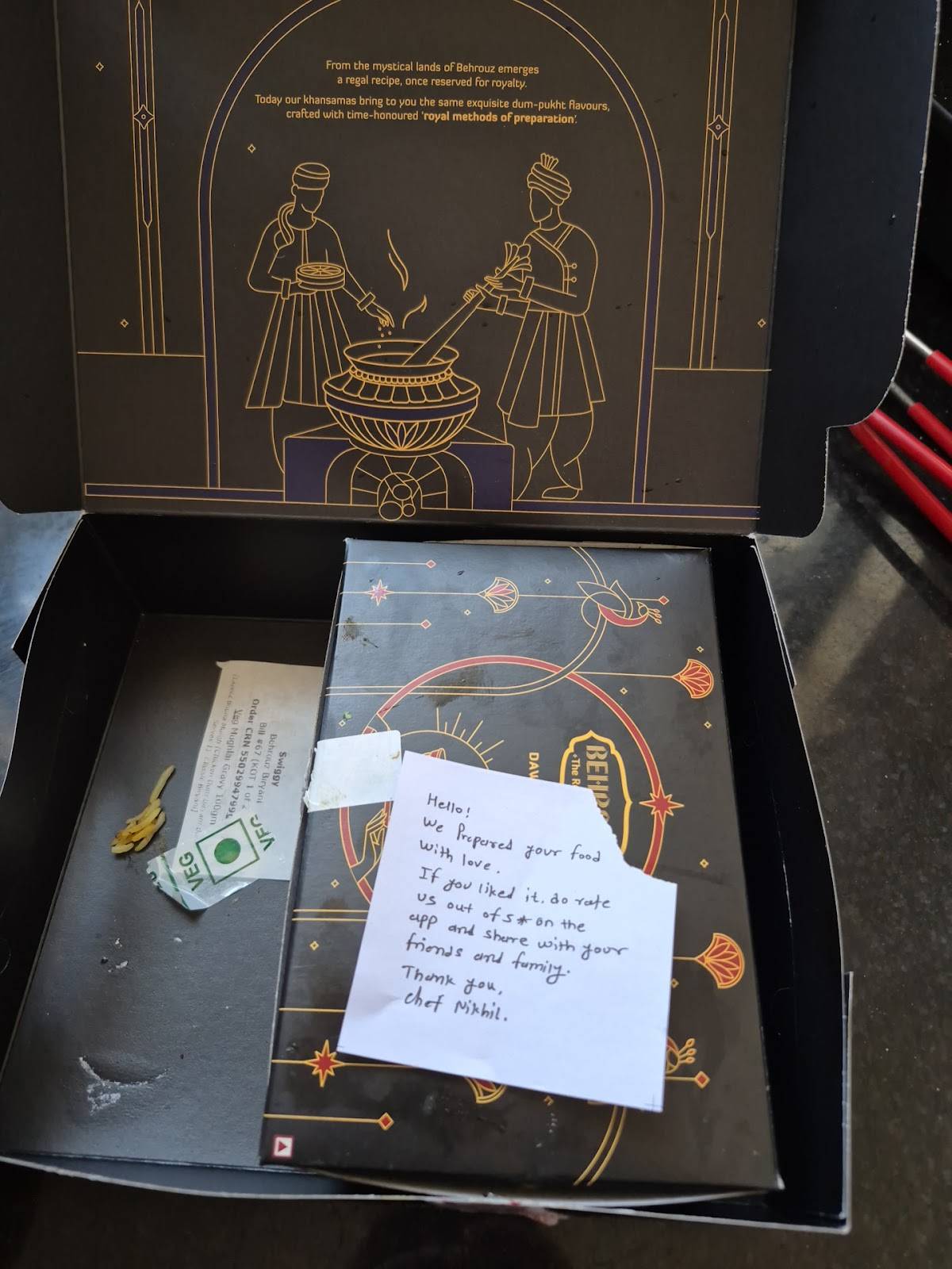 Behrouz Biryani Bavdhan menu