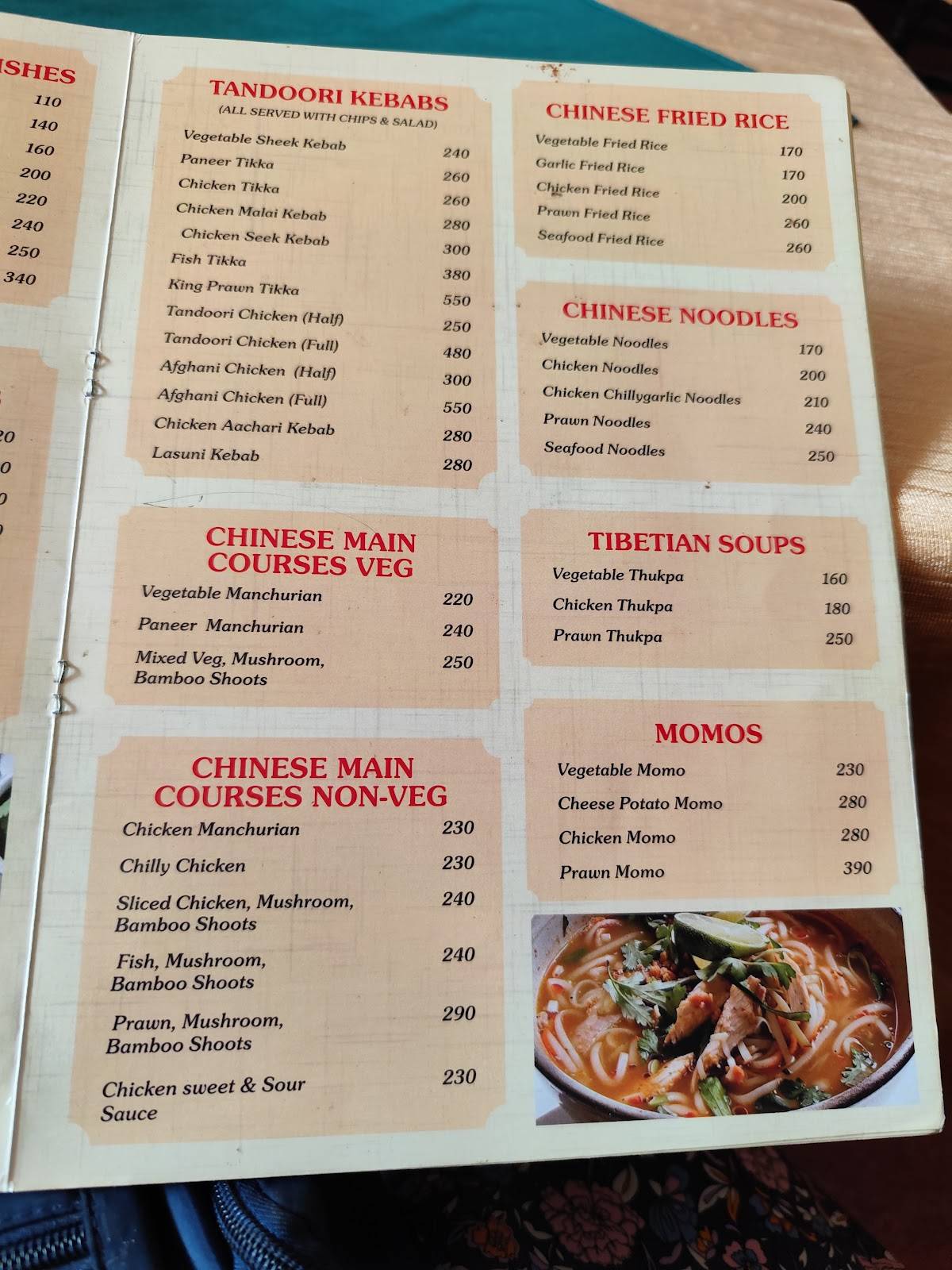 Once Upon A Time menu