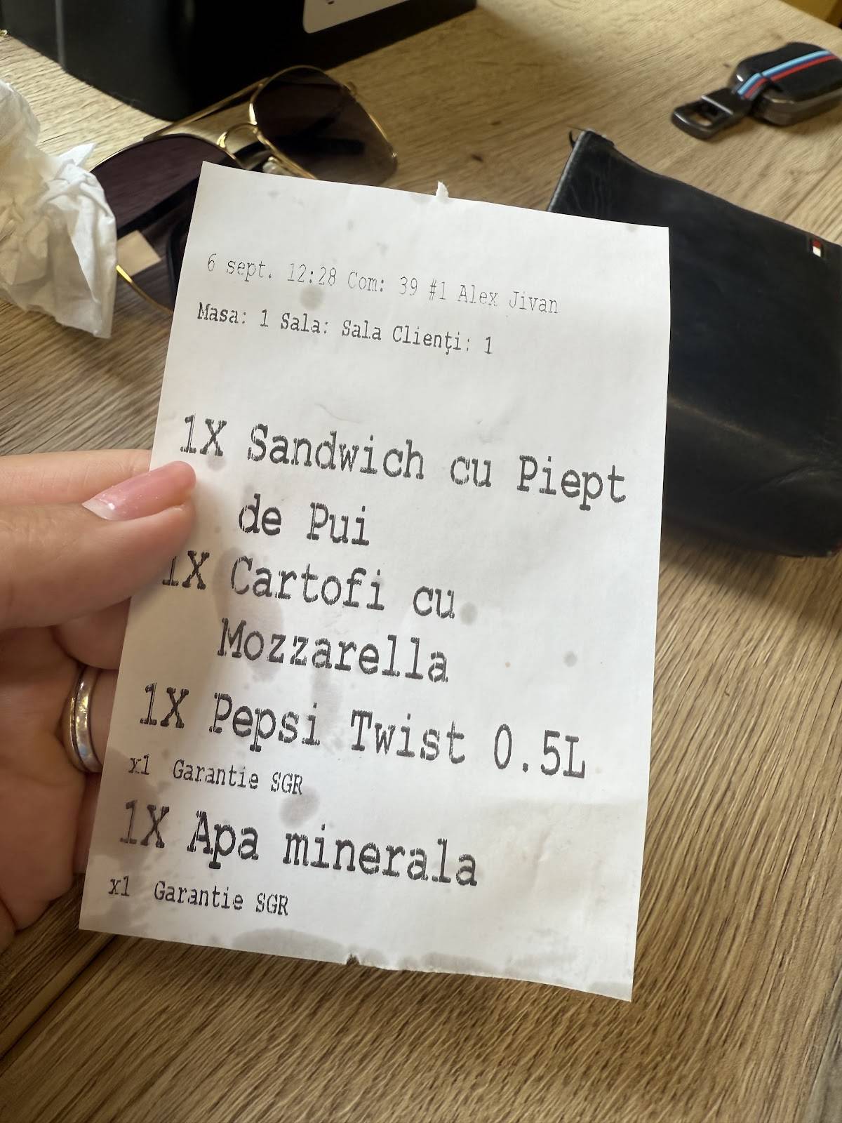 Menu de Benfast