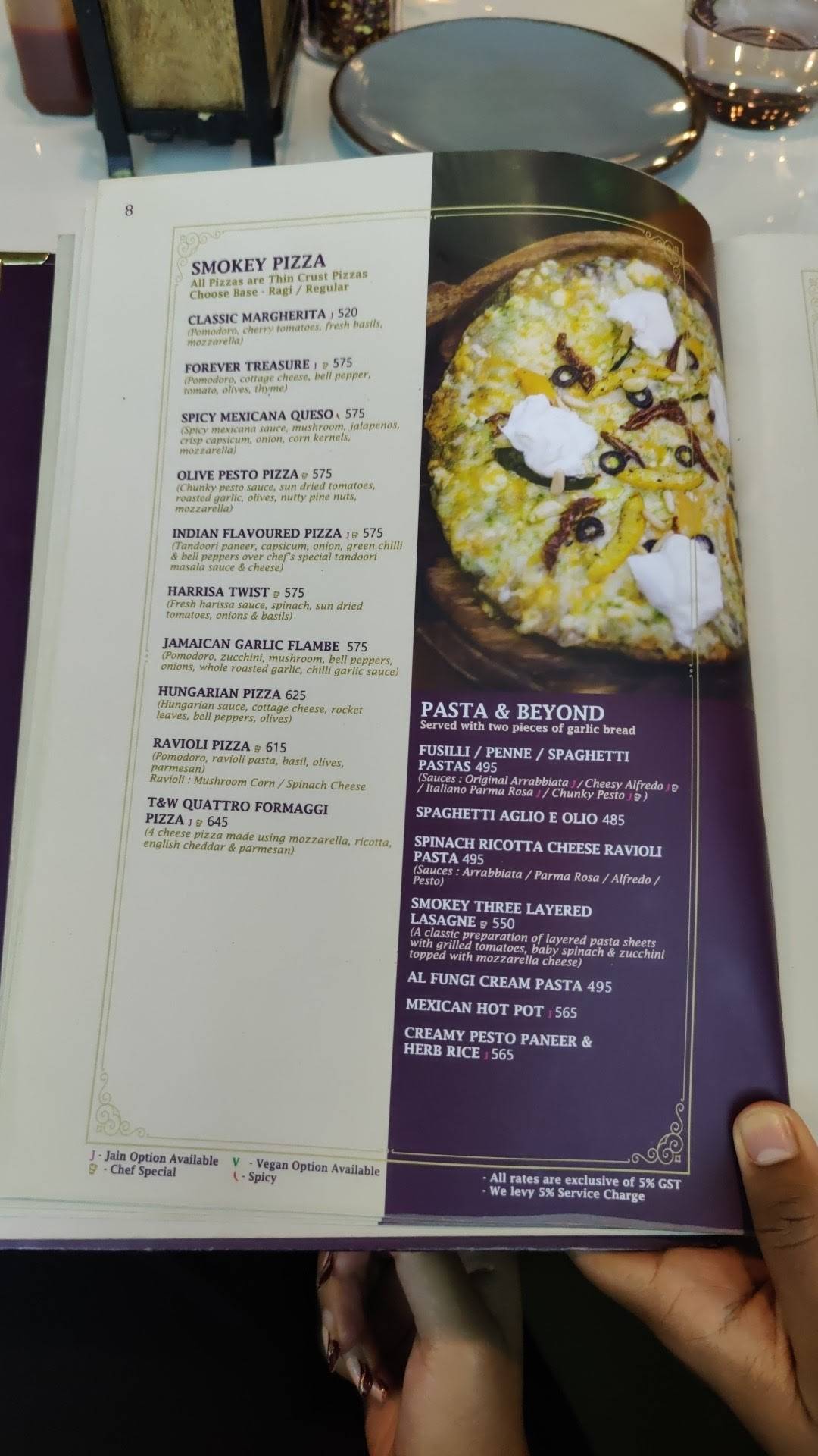 Thyme & Whisk Vegetarian Restaurant in Sarjapur Bangalore menu