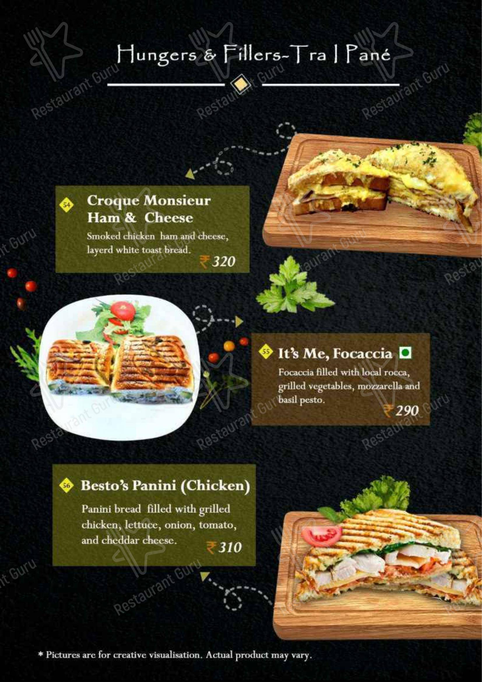 Besto Bakes Cakes Cafe menu - Коктейльная карта