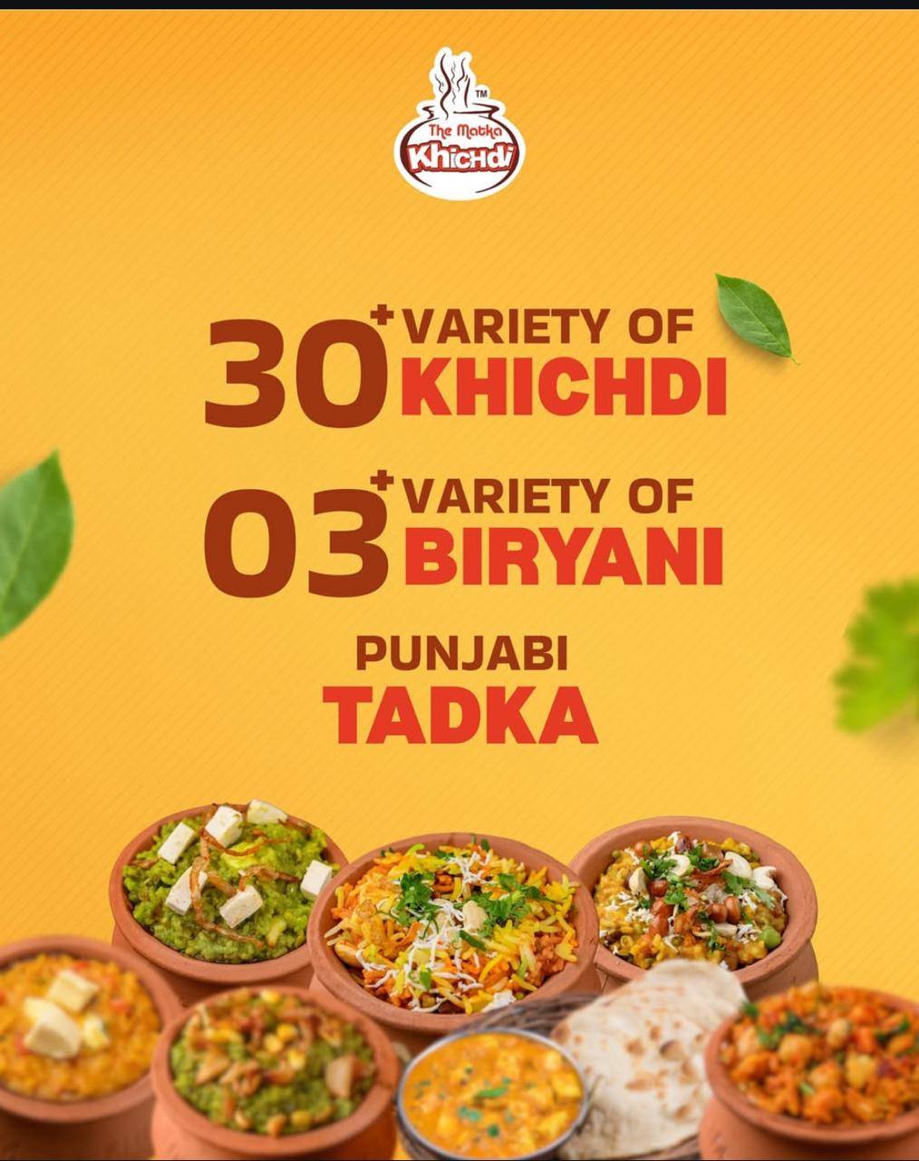 THE MATKA KHICHDI Restaurant menu