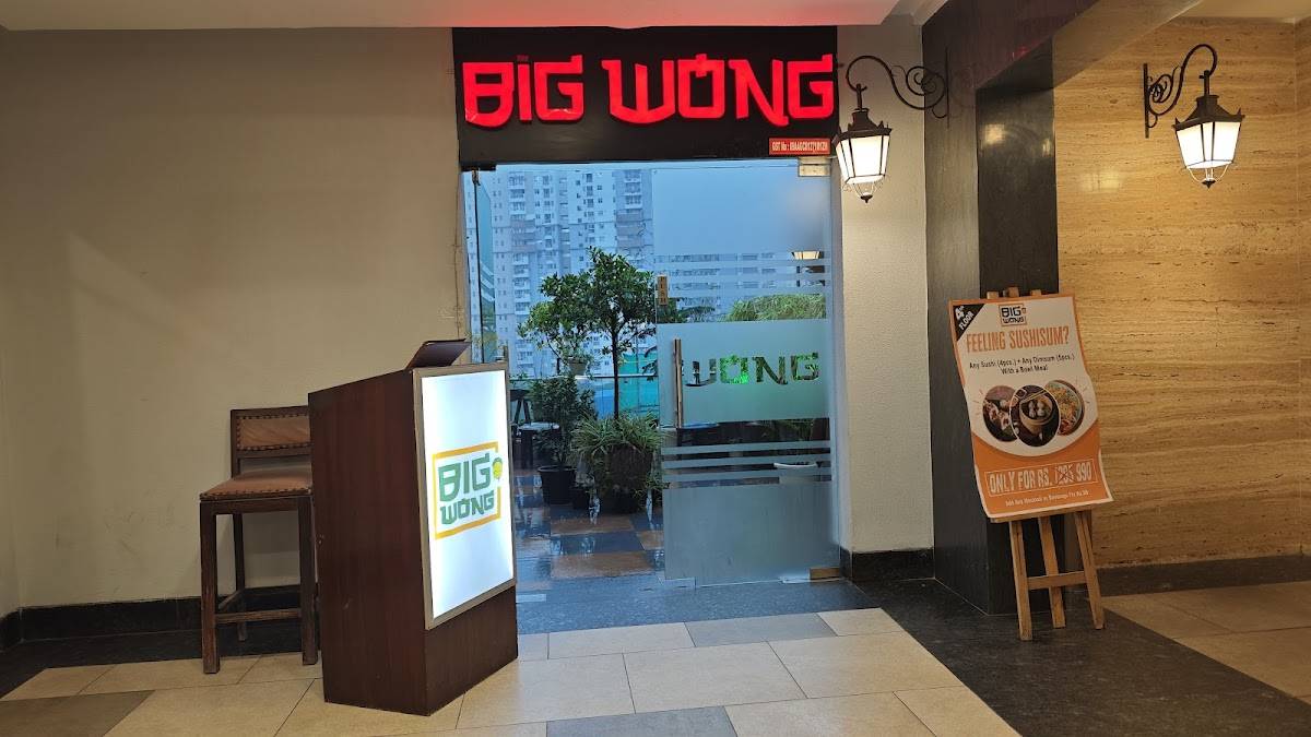 Big Wong menu