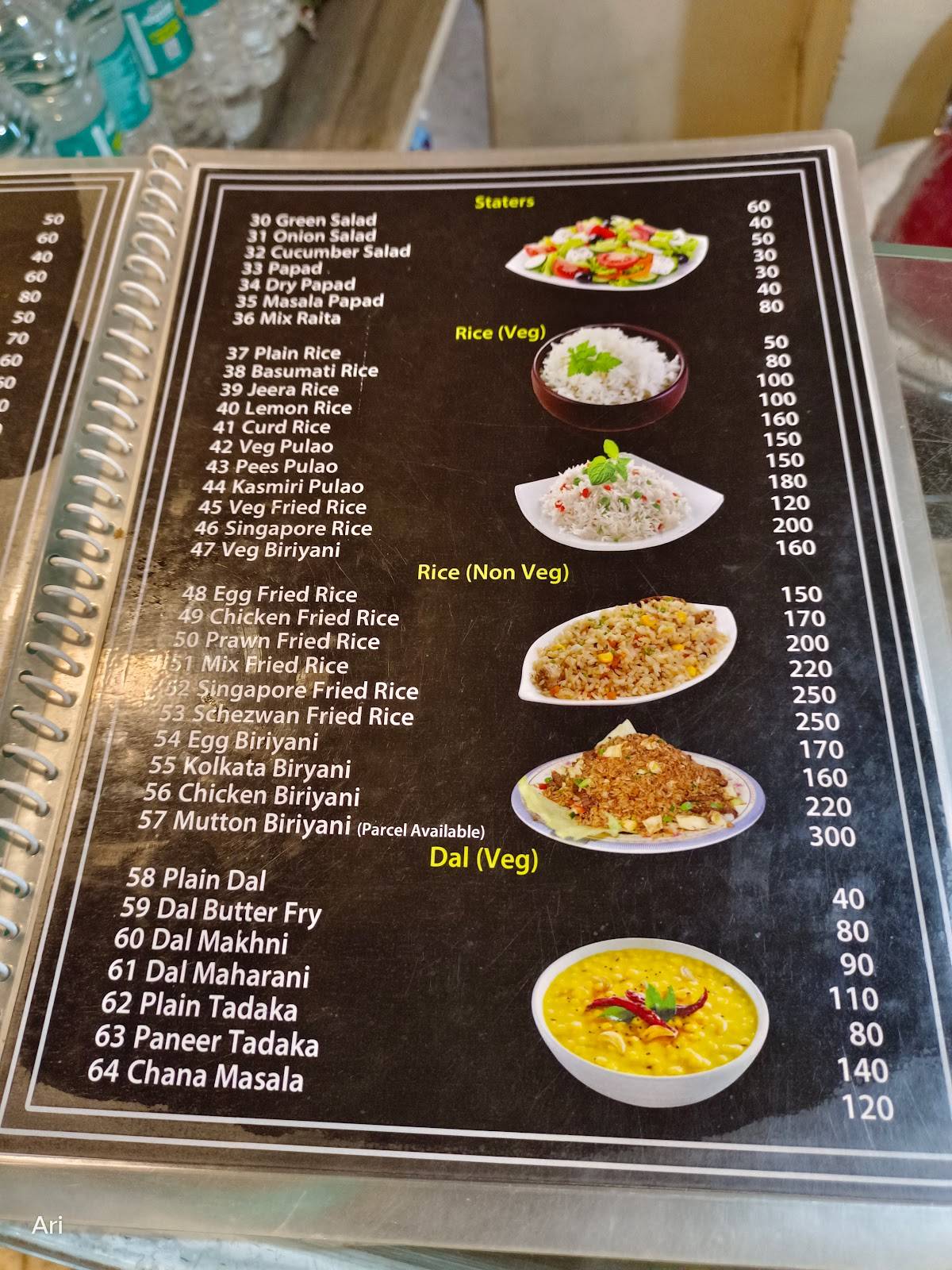 BigBoss Restaurant menu