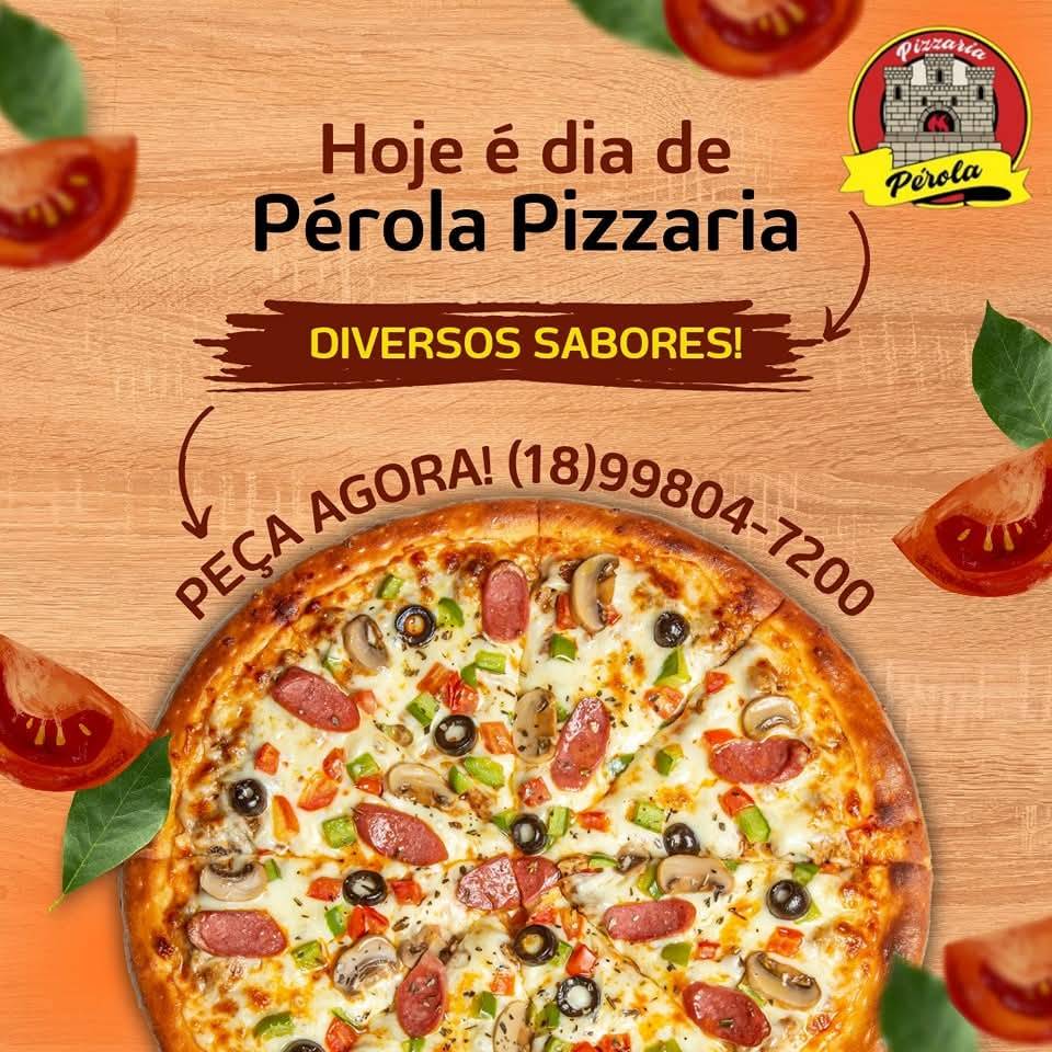 Pizzaria perola cardápio