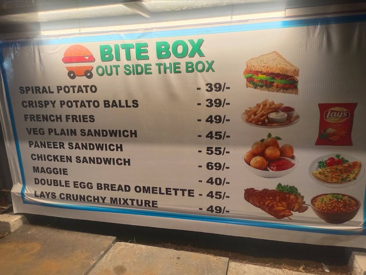 Bite Box menu