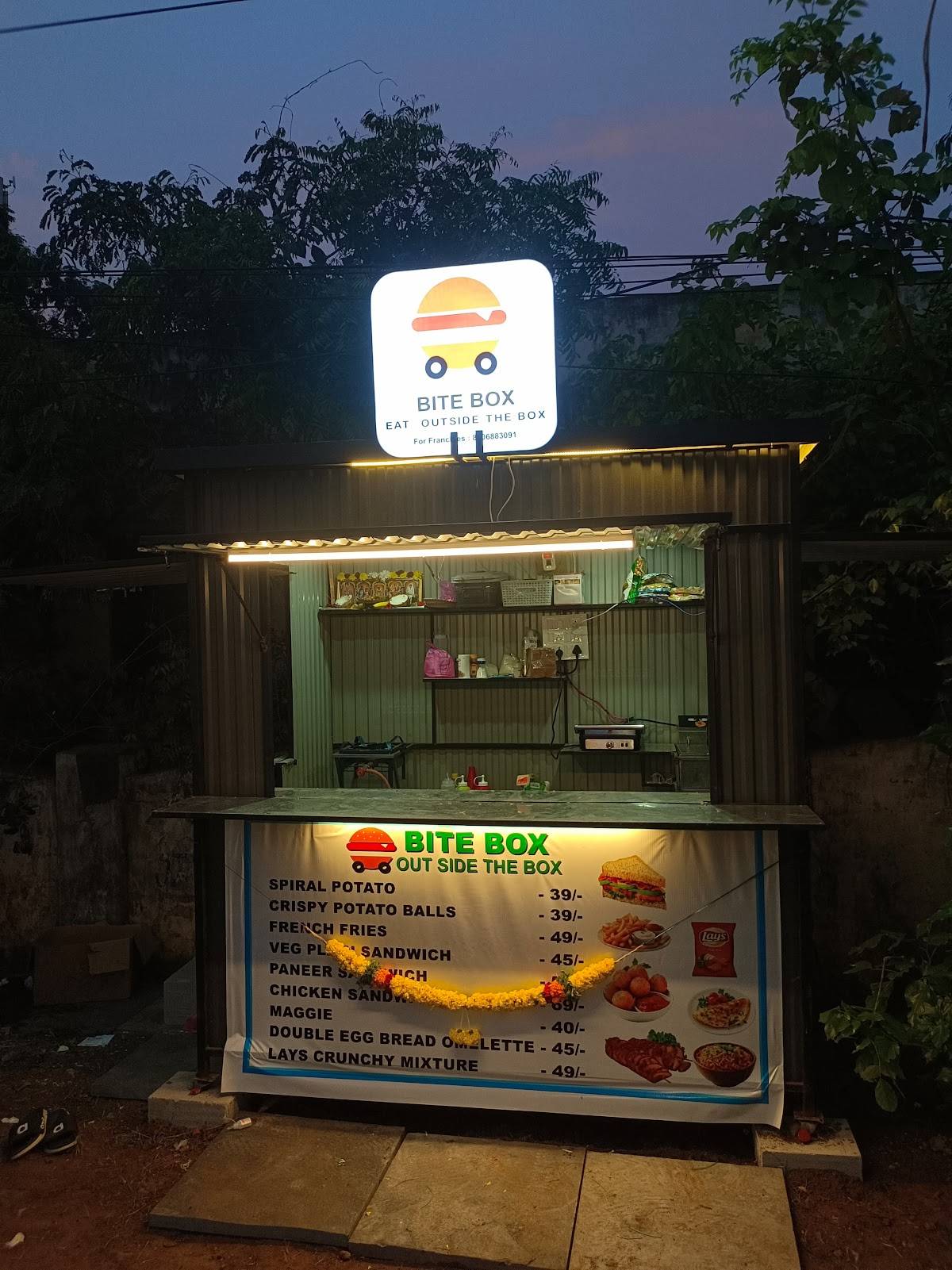 Bite Box menu