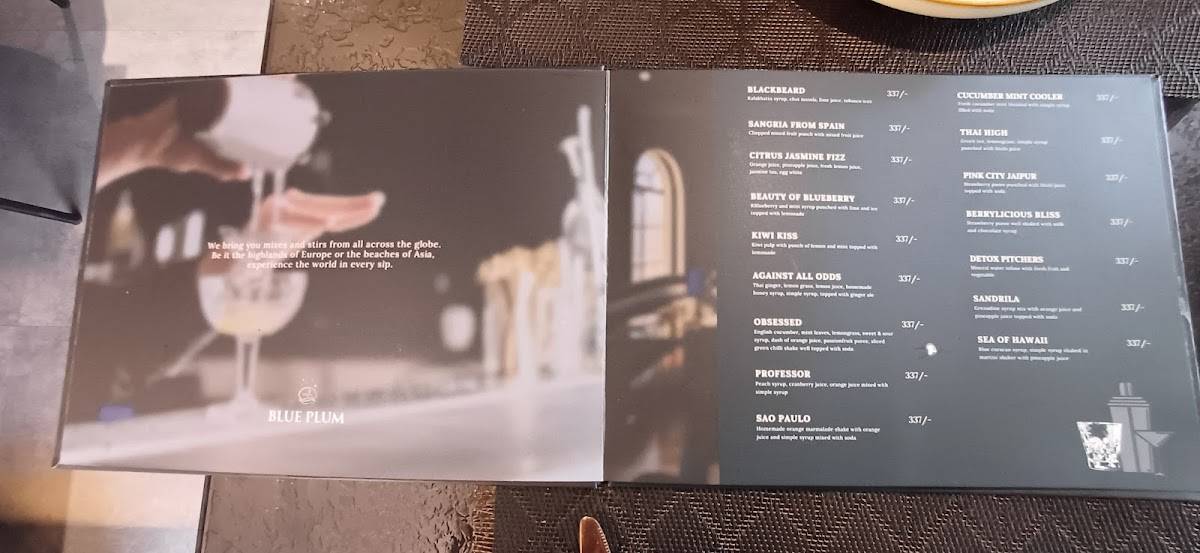 Blue Plum Multi-Cuisine Restaurant menu