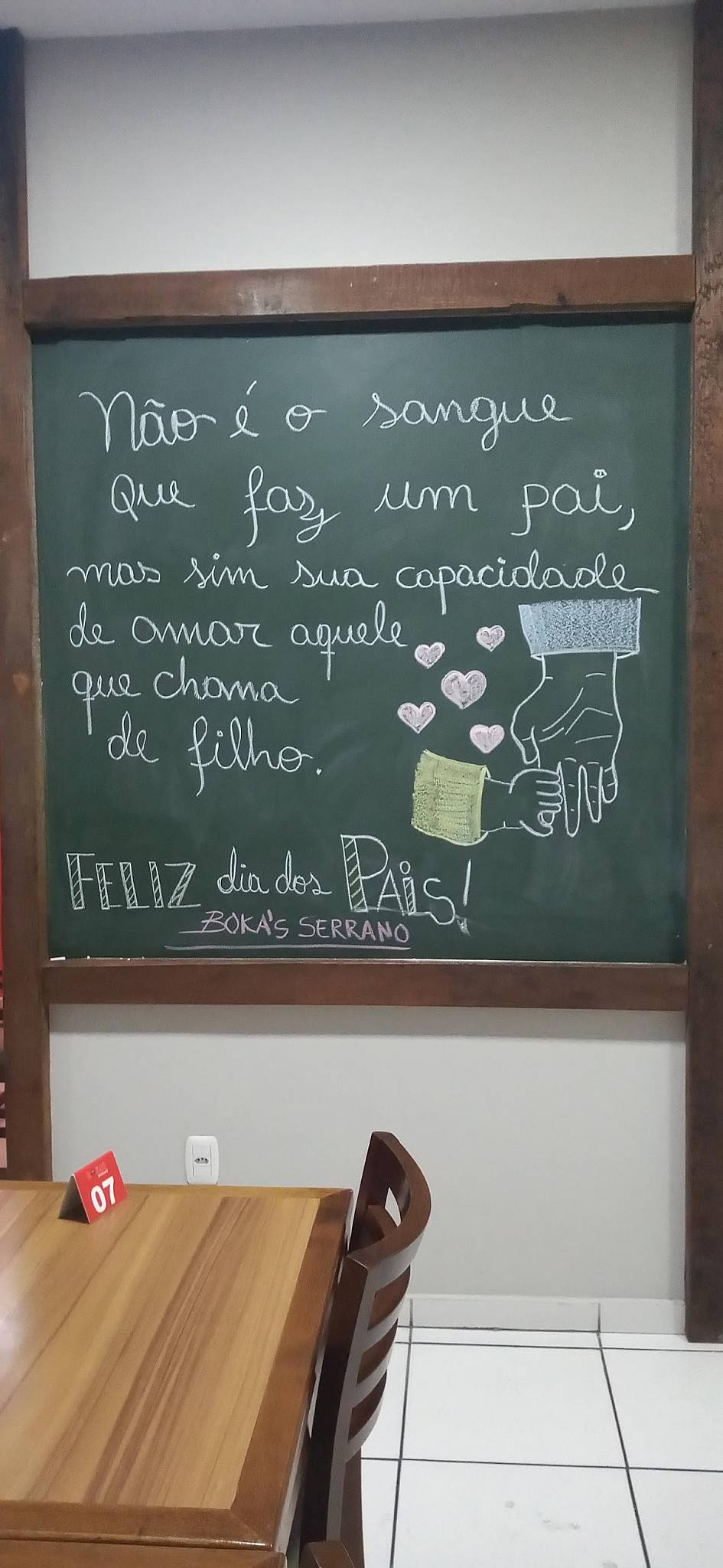 Boka's Serrano cardápio