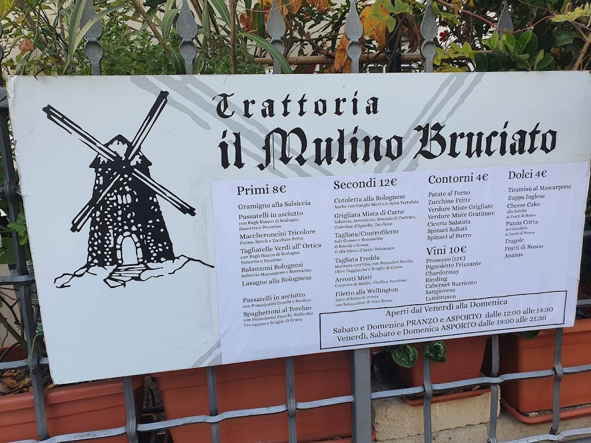 foto di trattoria mulino bruciato