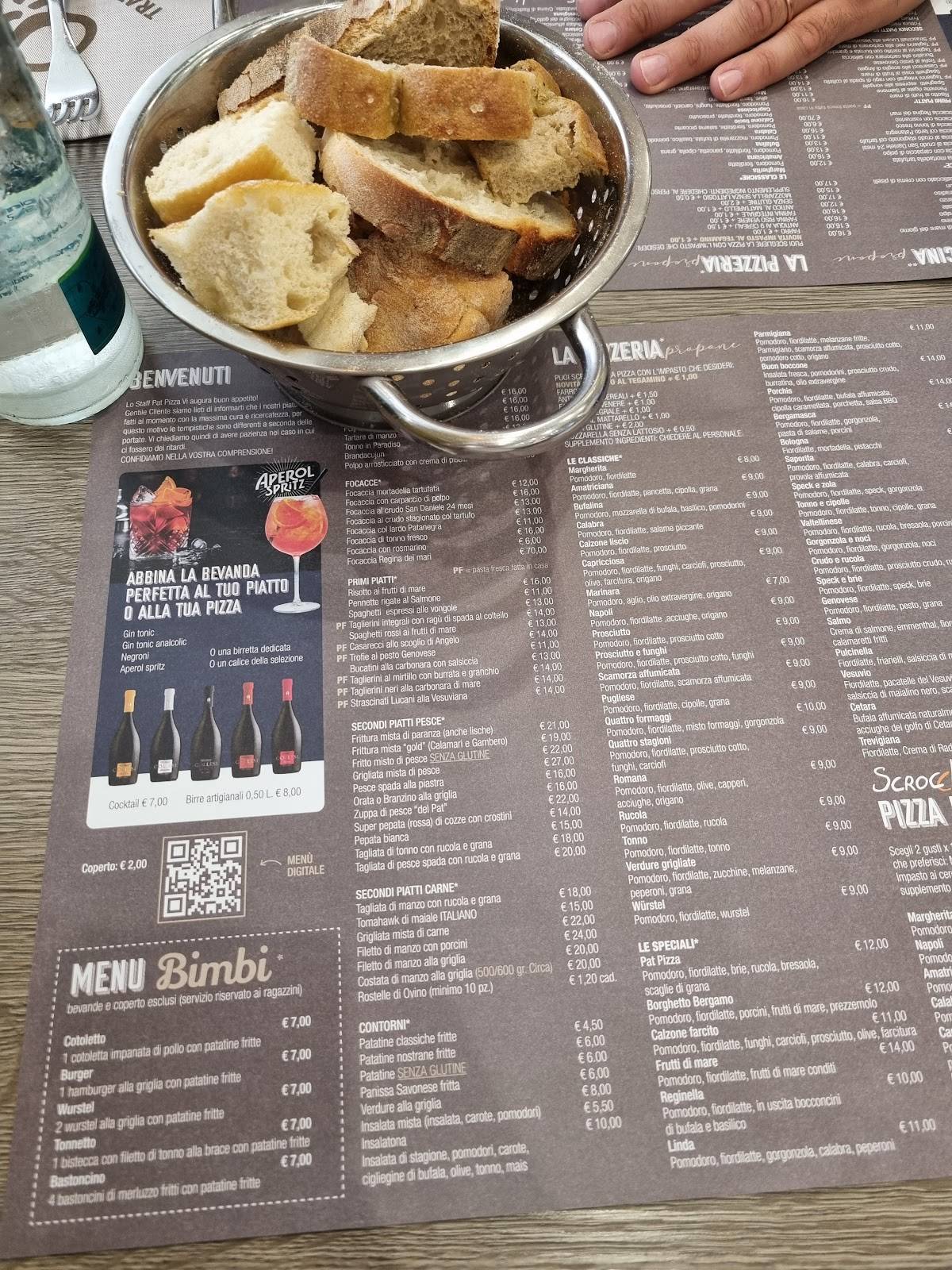 Menu di Pat Pizza