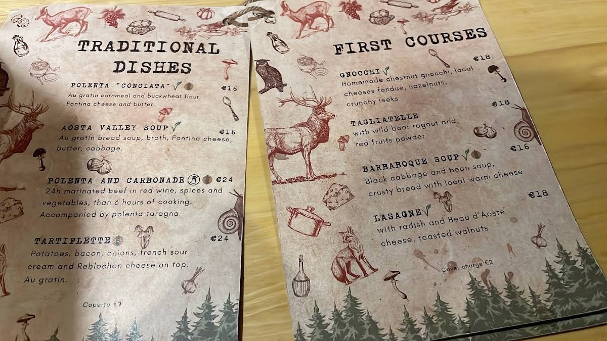 Menu di Lo Barbaboque Ristrò 