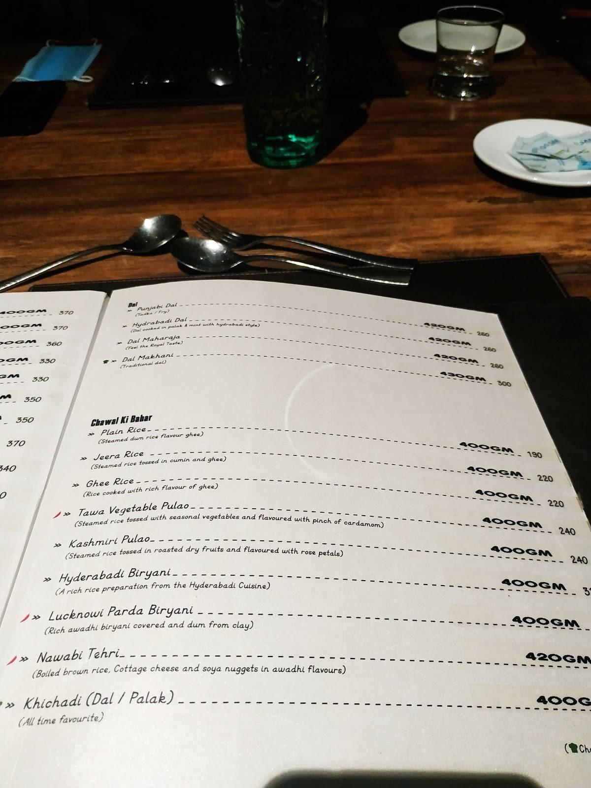 Brick Kitchen Restaurant menu